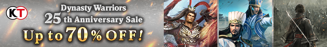 Steam Dynasty Warriors 25th Anniversary Sale