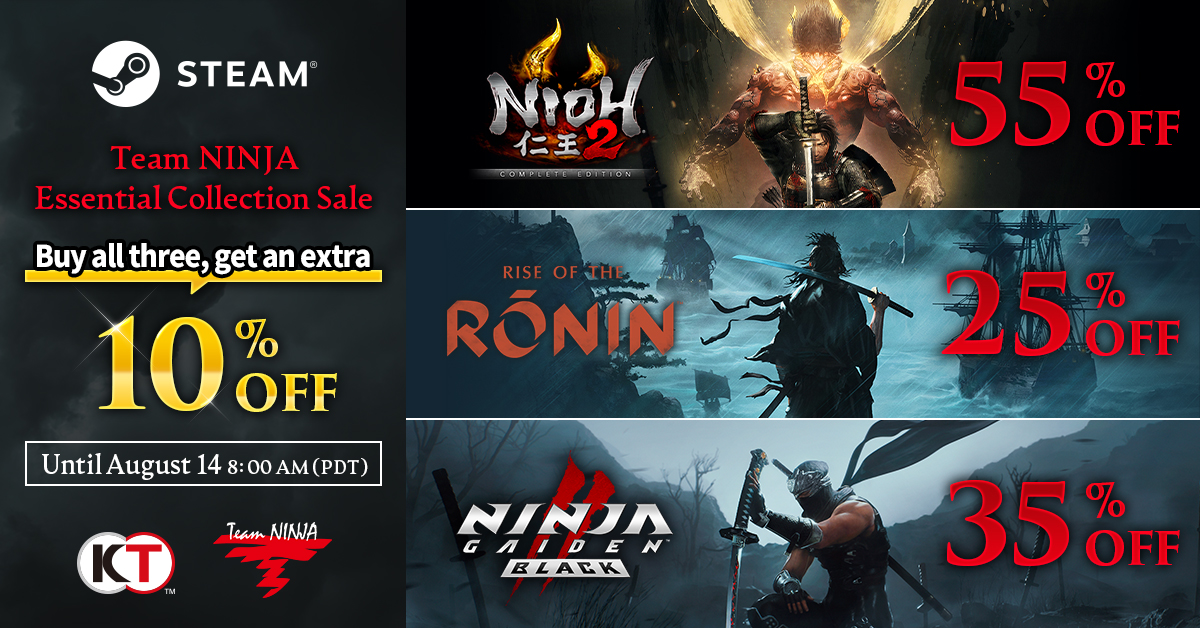 Team NINJA Essential Collection Sale